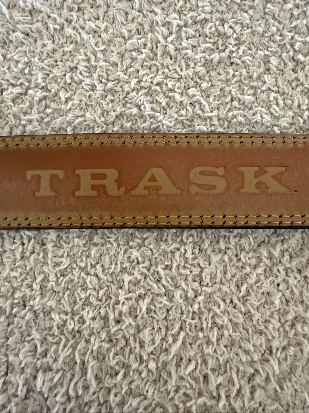 🐂 Timeless Style: Trask Gallatin American  Bison Leather Belt